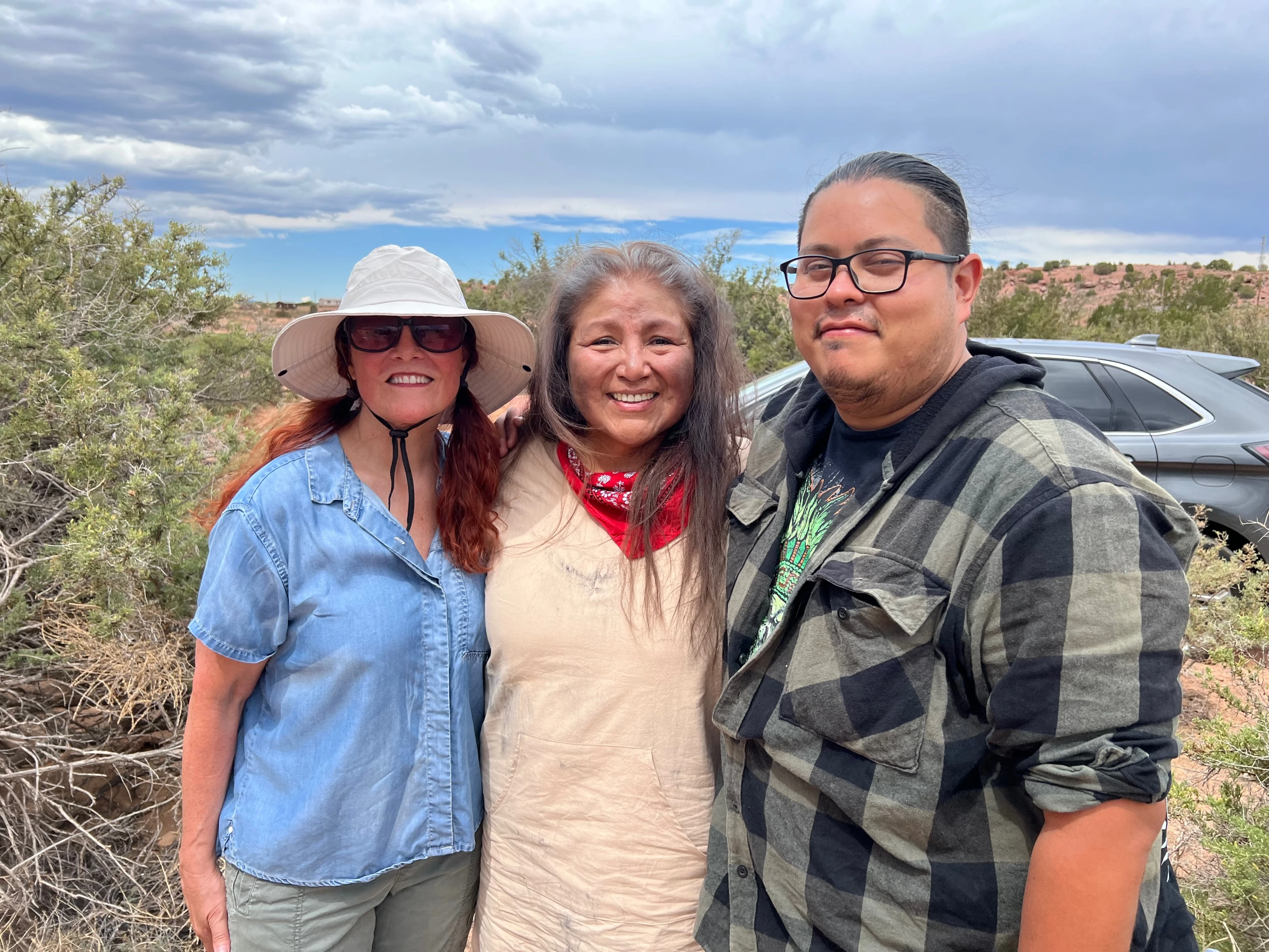 Anne, Corine and Kyle on location — F**k Your Face
