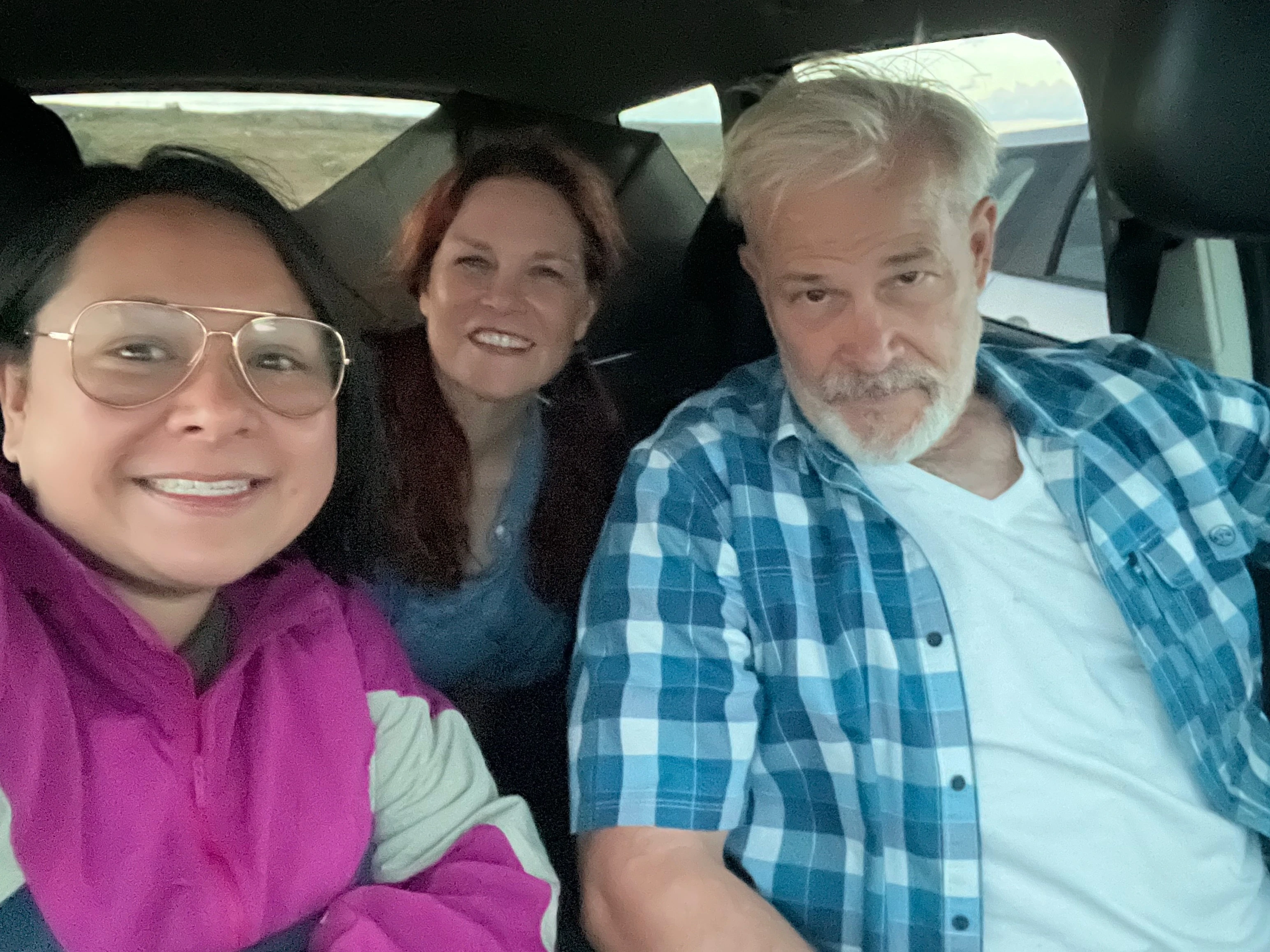 Anne, Gretel and Tim in the car — F**k Your Face