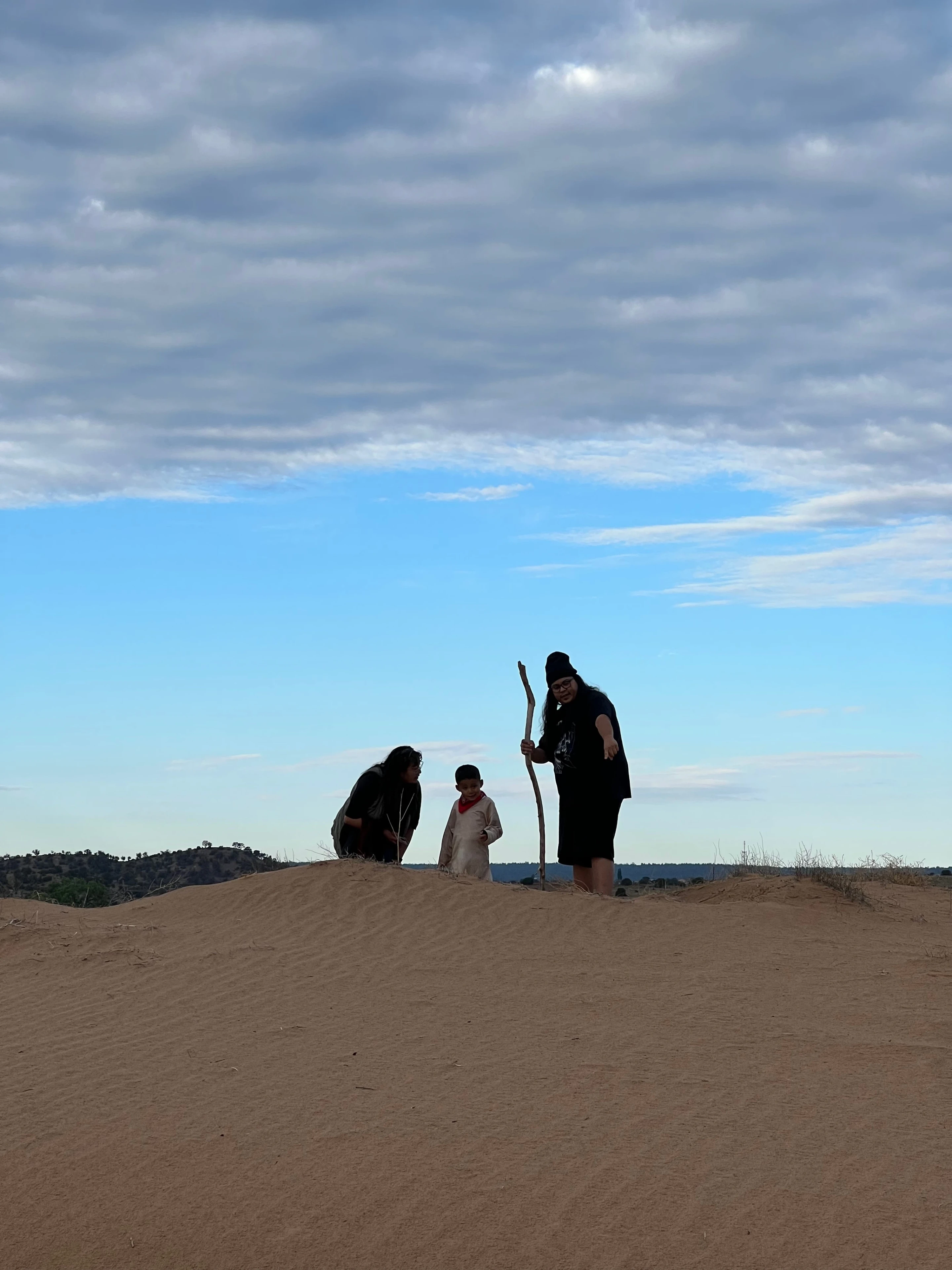 Kyle with family on the sand dunes — F**k Your Face