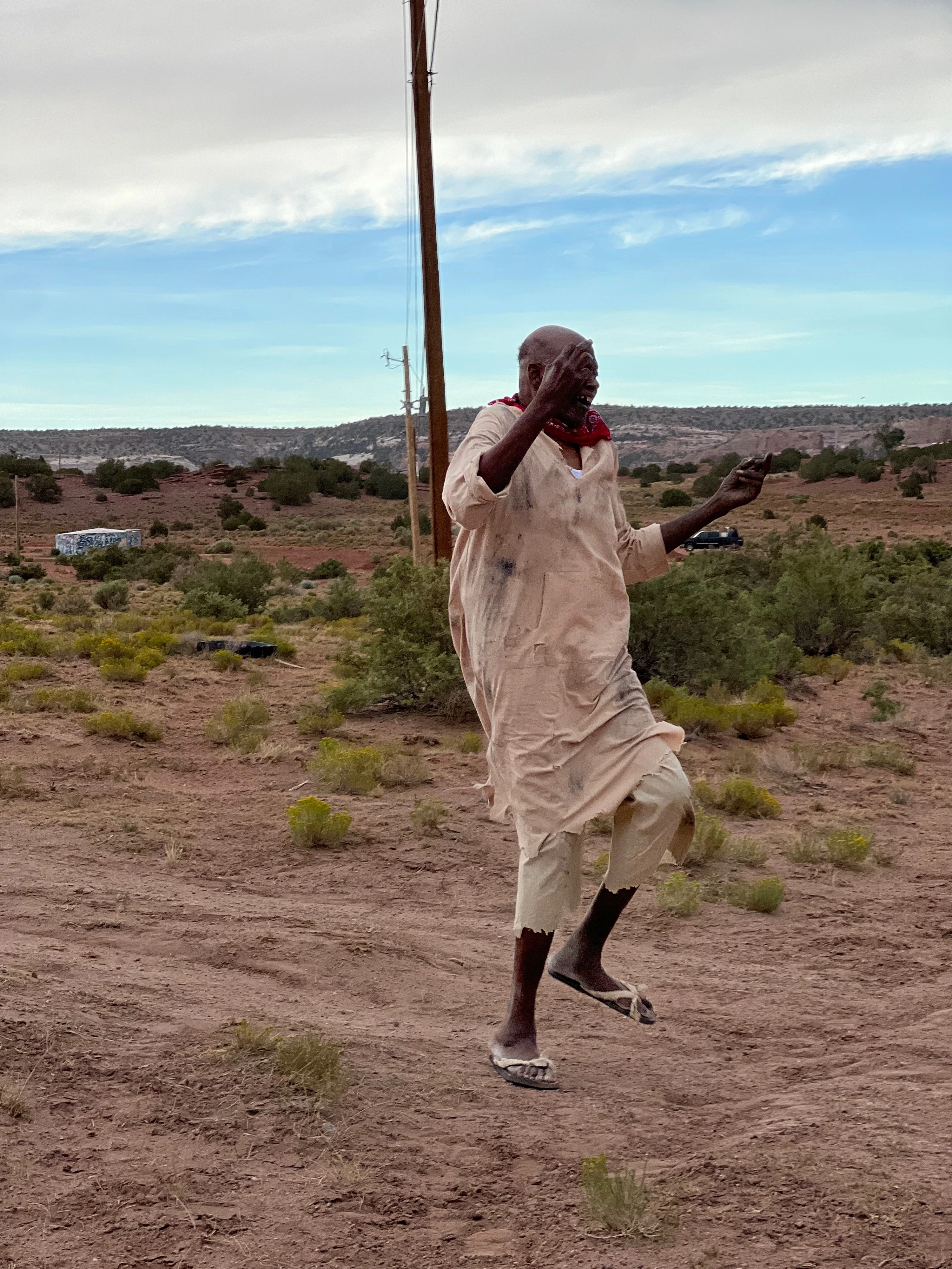 The Old Man dancing on location — F**k Your Face